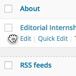 Simple Page Ordering WordPress eklentisi ile sayfa sıralama arayüzü