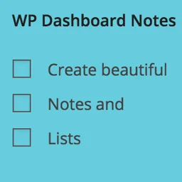 WP Dashboard Notes eklentisi ile WordPress yönetim panelinde not alma