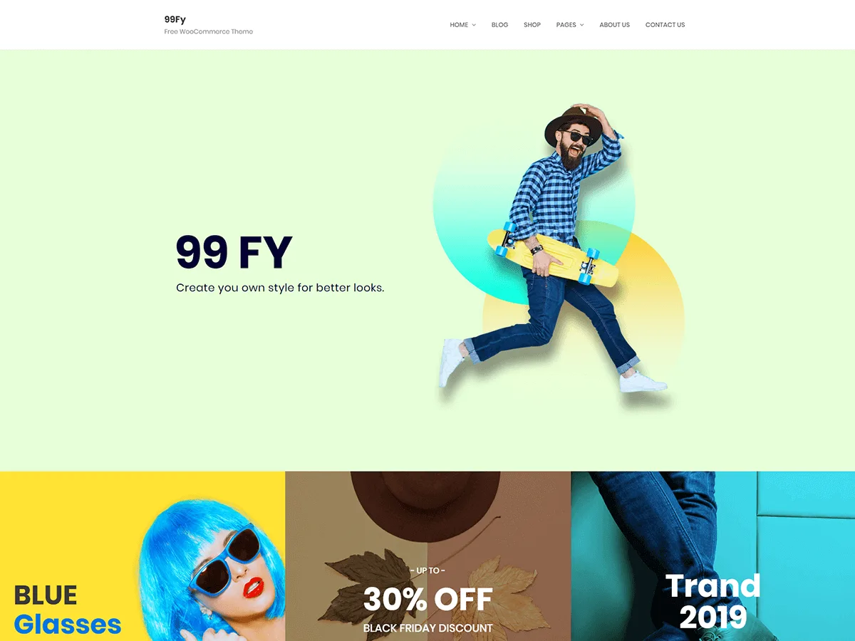 99fy web sitesi teması önizlemesi