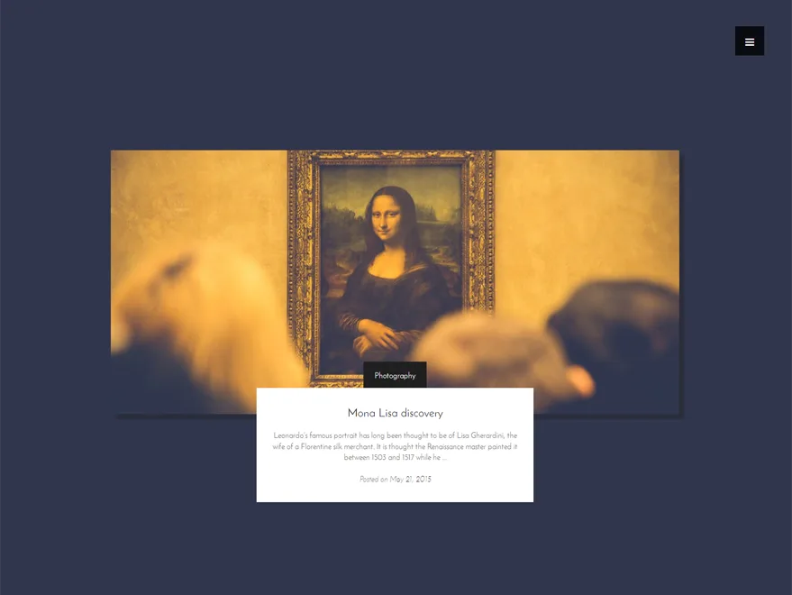 Artwork Lite web sitesi teması ile sanat portfolyosu örneği