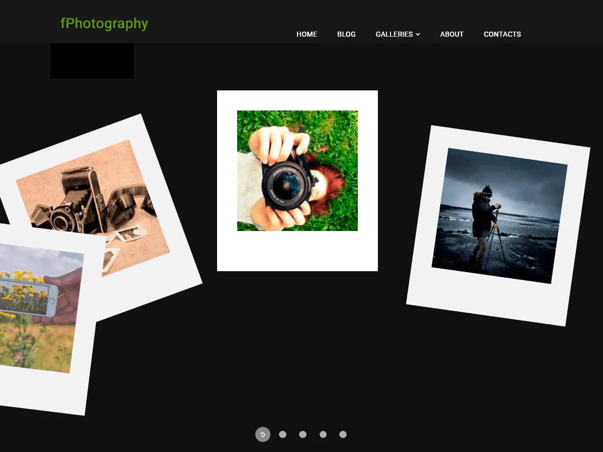fPhotography web sitesi teması önizlemesi