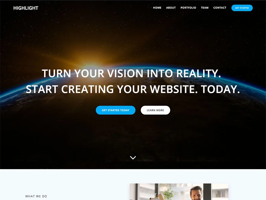 Highlight web sitesi teması özellikleri ve kullanım alanları