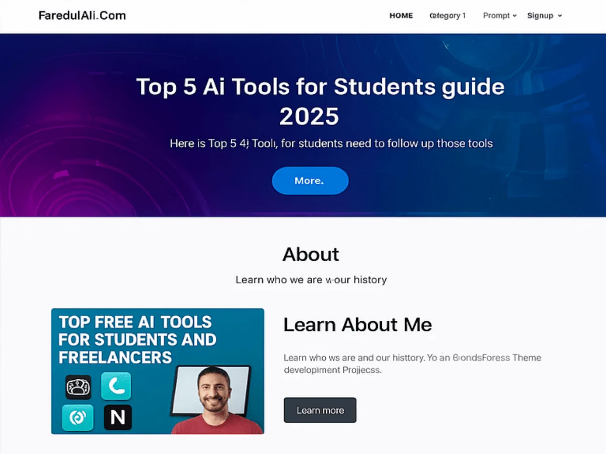 HowCan web sitesi teması özellikleri