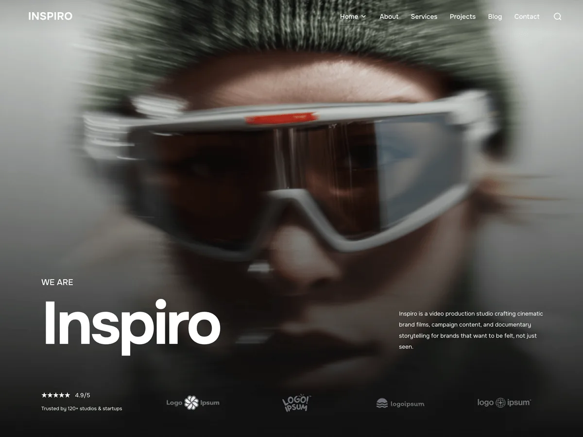 Inspiro web sitesi teması özellikleri ve kullanım alanları