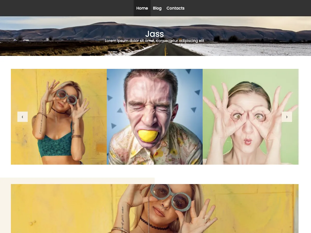 Jass web sitesi teması önizlemesi