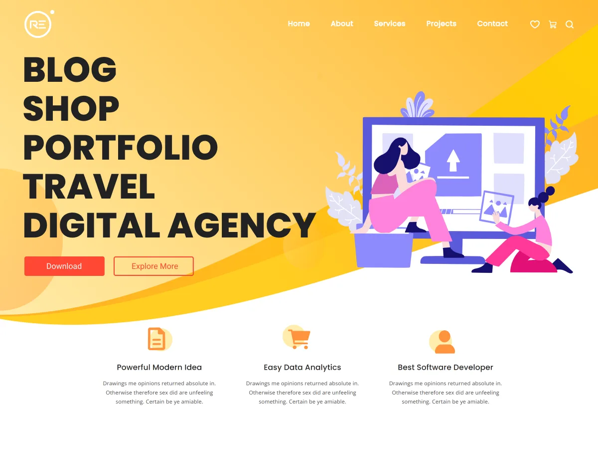 Royal Elementor Kit WordPress theme dashboard