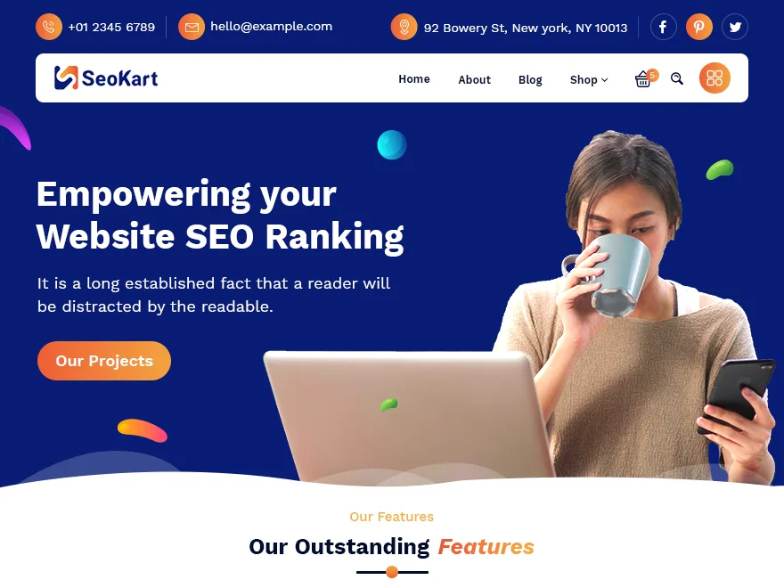 SeoKart web sitesi teması görseli
