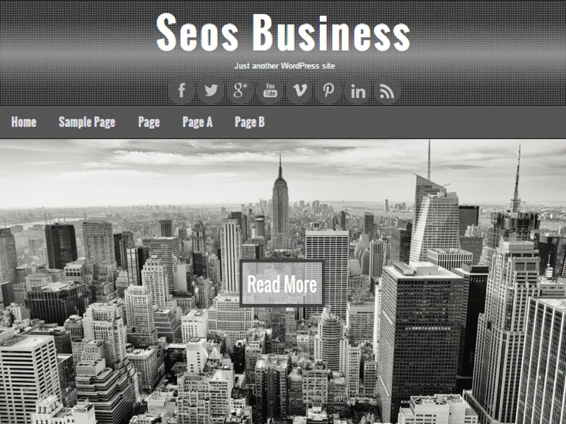 Seos Business web sitesi teması önizlemesi