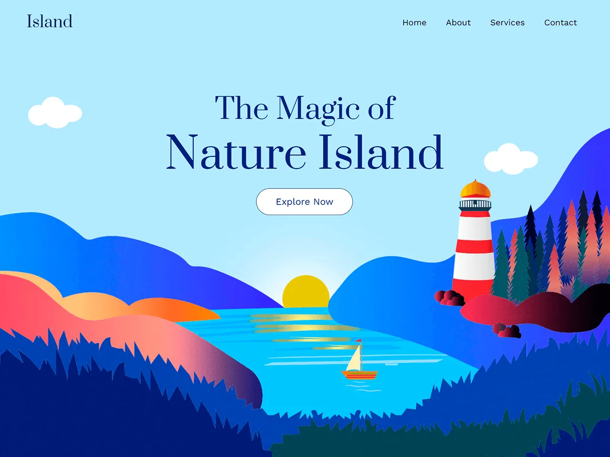 Variations web sitesi teması önizlemesi