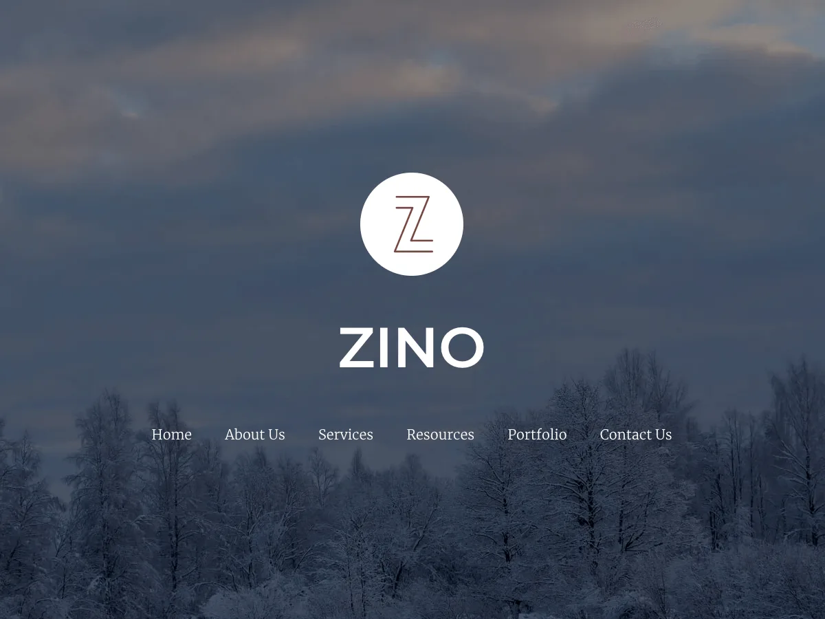Zino WordPress theme – minimal full site editing design
